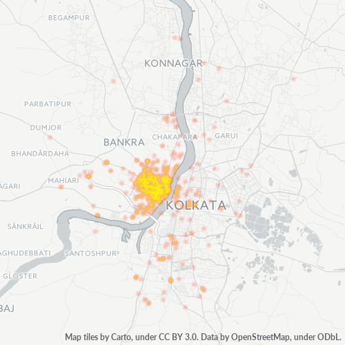 711101 Business Density Heatmap