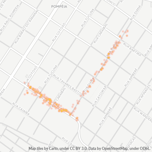 05019-000 Heatmap de Densidade da Empresa