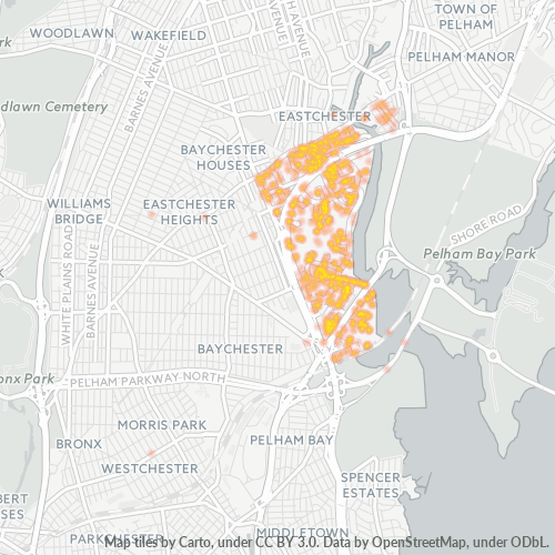 10475 Business Density Heatmap