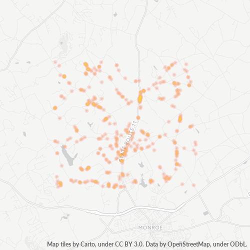30656 Business Density Heatmap