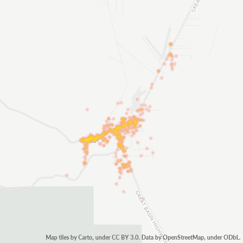 89301 Business Density Heatmap