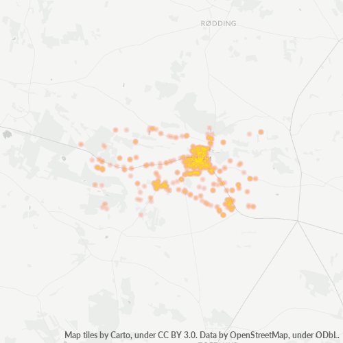 6510 Heatmap over forretningstæthed