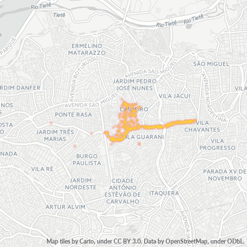 08051-000 Heatmap de Densidade da Empresa