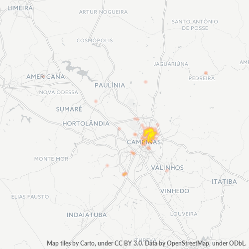 13090-000 Heatmap de Densidade da Empresa