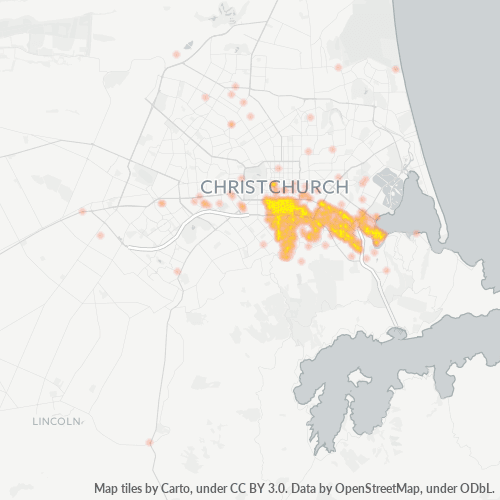 8023 Business Density Heatmap
