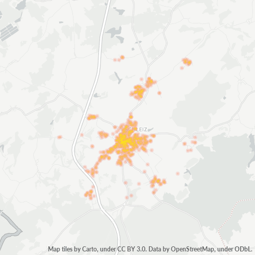 Heatmap für plz 07907