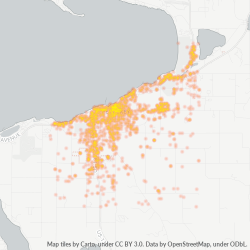 49770 Business Density Heatmap
