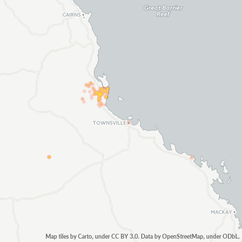 4850 Business Density Heatmap