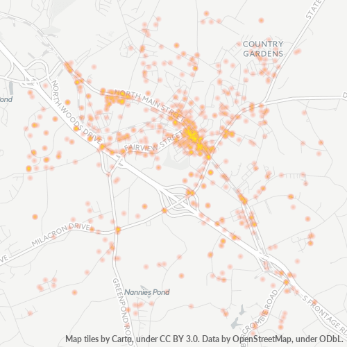 29644 Business Density Heatmap