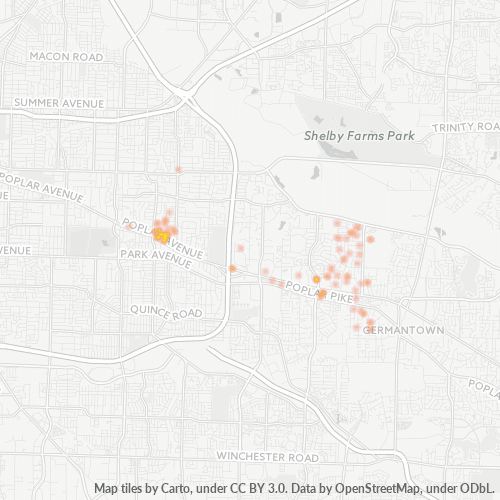 38137 Business Density Heatmap