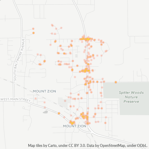 62549 Business Density Heatmap