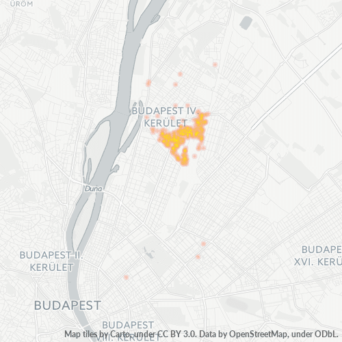 1045 Vállalati sűrűségi térkép