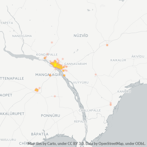 520001 Business Density Heatmap