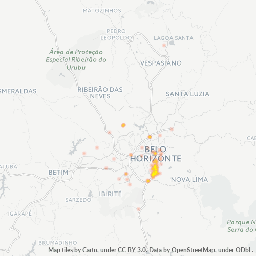 30320-000 Heatmap de Densidade da Empresa