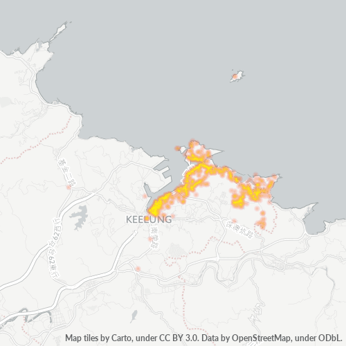 202 商業密度熱圖