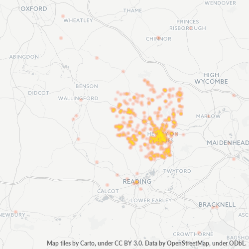 RG9 Business Density Heatmap