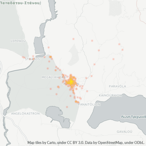 301 00 Χάρτης θερμότητας πυκνότητας επιχείρησης