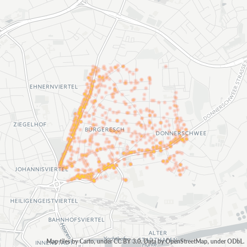 26123 Standortdichte-Heatmap