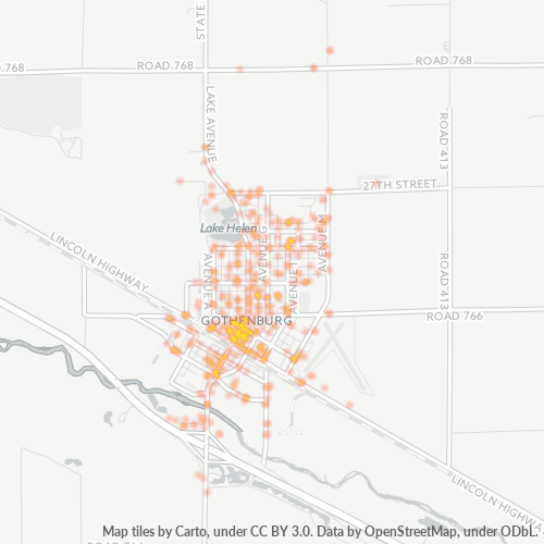 69138 Business Density Heatmap
