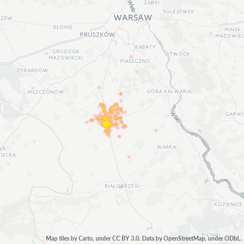05-600 Mapa intensywności działalności gospodarczej