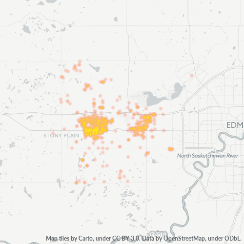 T7X Business Density Heatmap