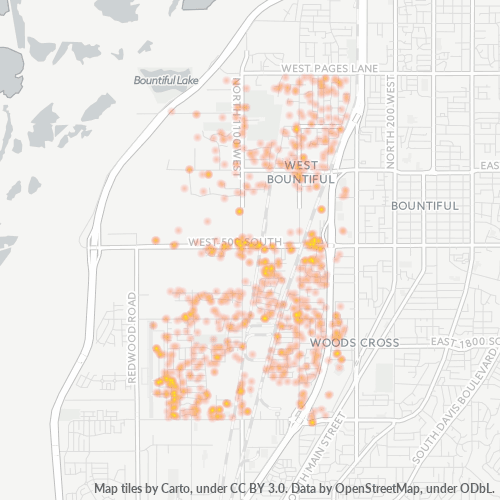 84087 Business Density Heatmap