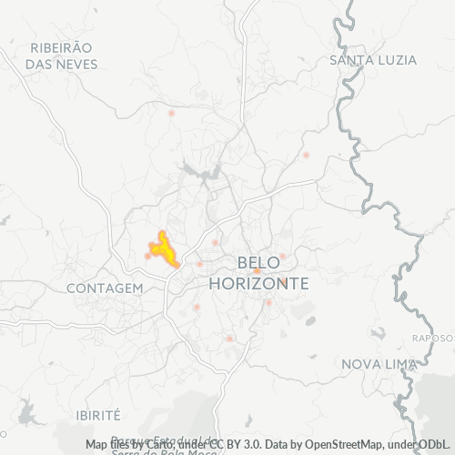 30870-000 Heatmap de Densidade da Empresa