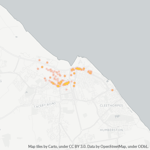 DN31 Business Density Heatmap