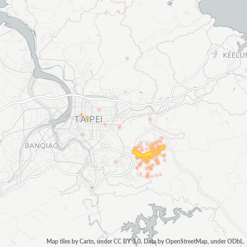 222 商業密度熱圖