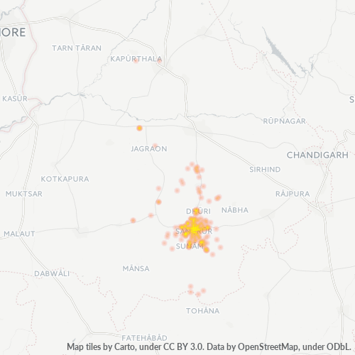 148001 Business Density Heatmap