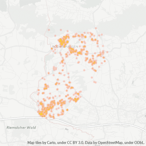 Heatmap für plz 32289