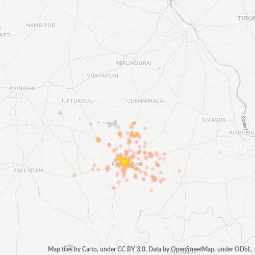638701 Business Density Heatmap