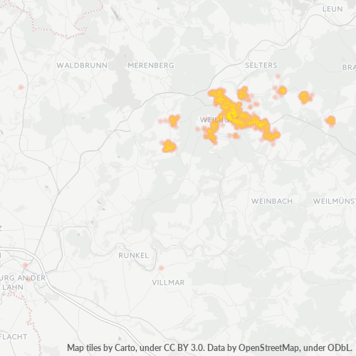 Heatmap für plz 35781