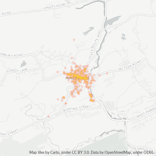 17954 Business Density Heatmap