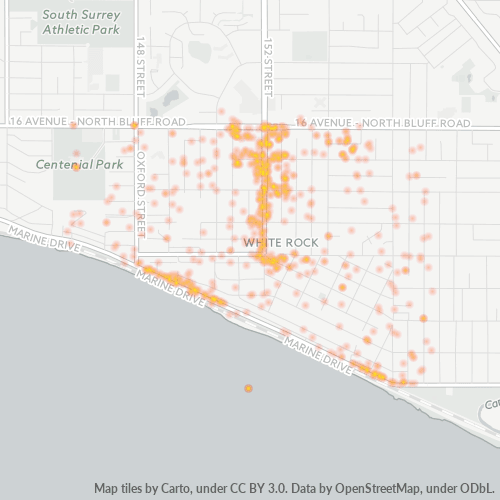 V4B Business Density Heatmap