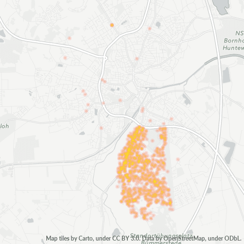 Heatmap für plz 26133