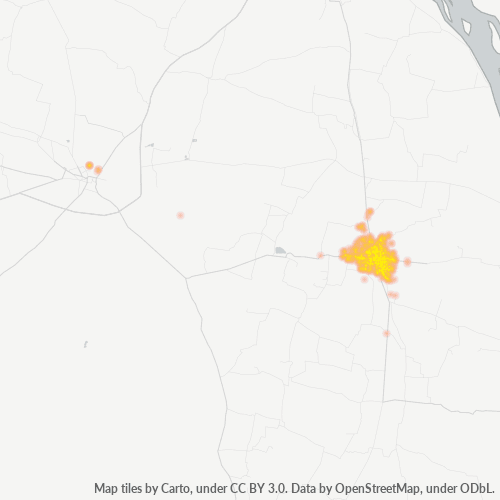 522201 Business Density Heatmap