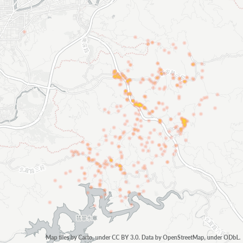 223 商業密度熱圖