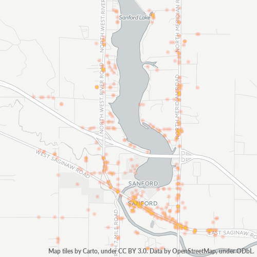 48657 Business Density Heatmap
