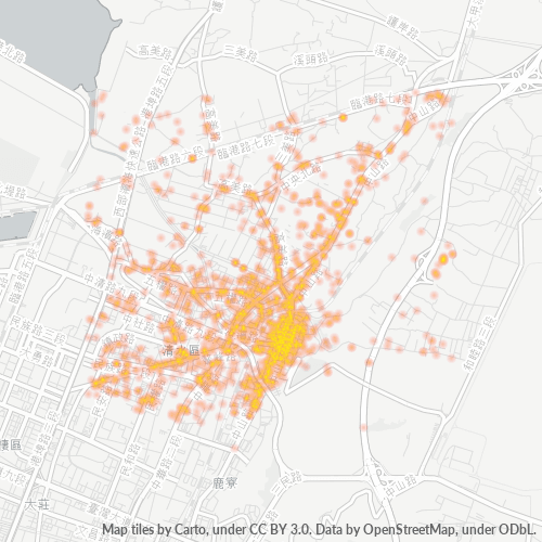 436 商業密度熱圖