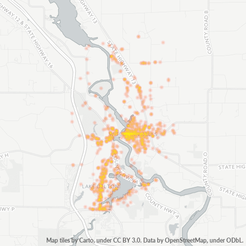 53965 Business Density Heatmap