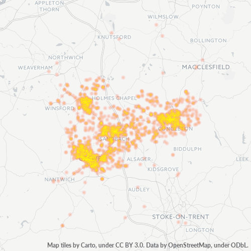 CW1 Business Density Heatmap