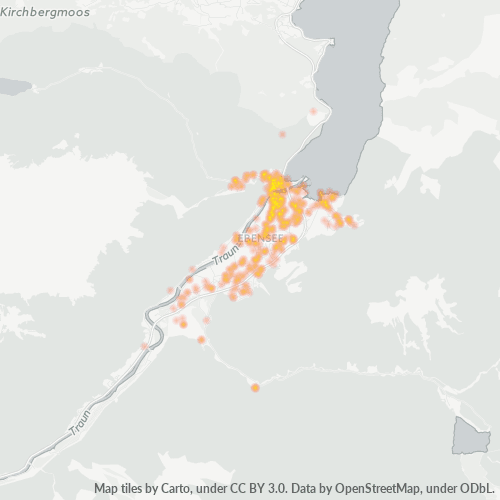 Heatmap für postleitzahl 4802