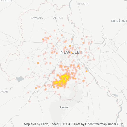 110030 Business Density Heatmap