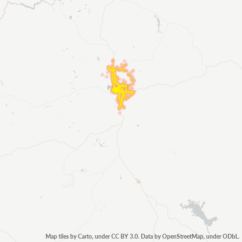 600000 Biểu đồ thang màu thể hiện Mật độ Doanh nghiệp
