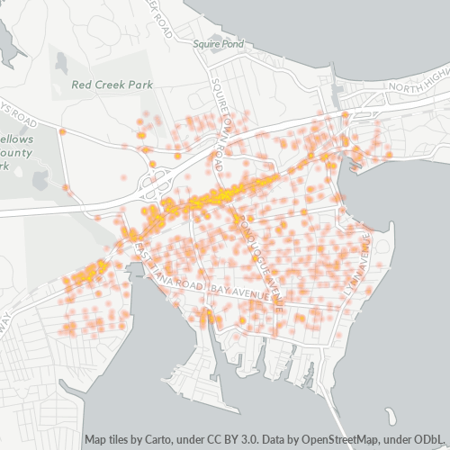 11946 Business Density Heatmap