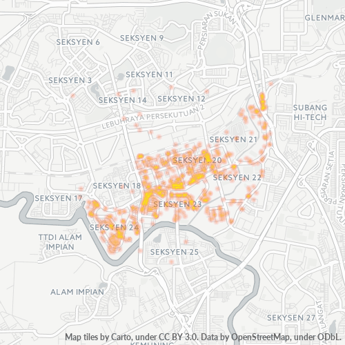 40300 Heatmap Ketumpatan Perniagaan