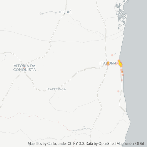 45650-000 Heatmap de Densidade da Empresa
