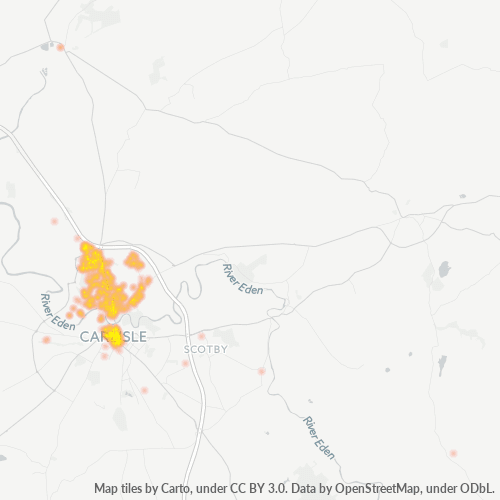 CA3 Business Density Heatmap