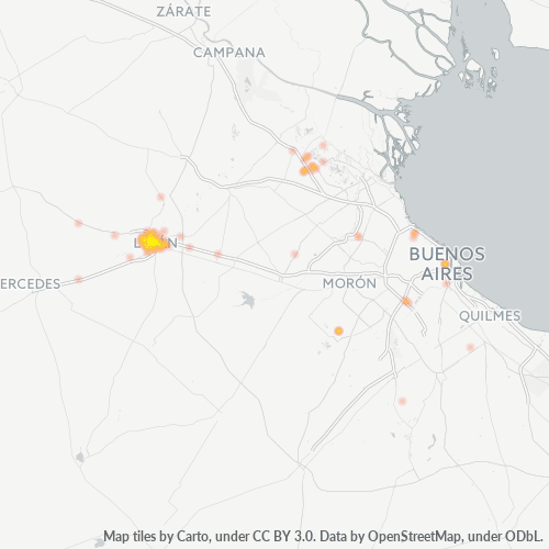 6700 Heatmap de Densidade da Empresa